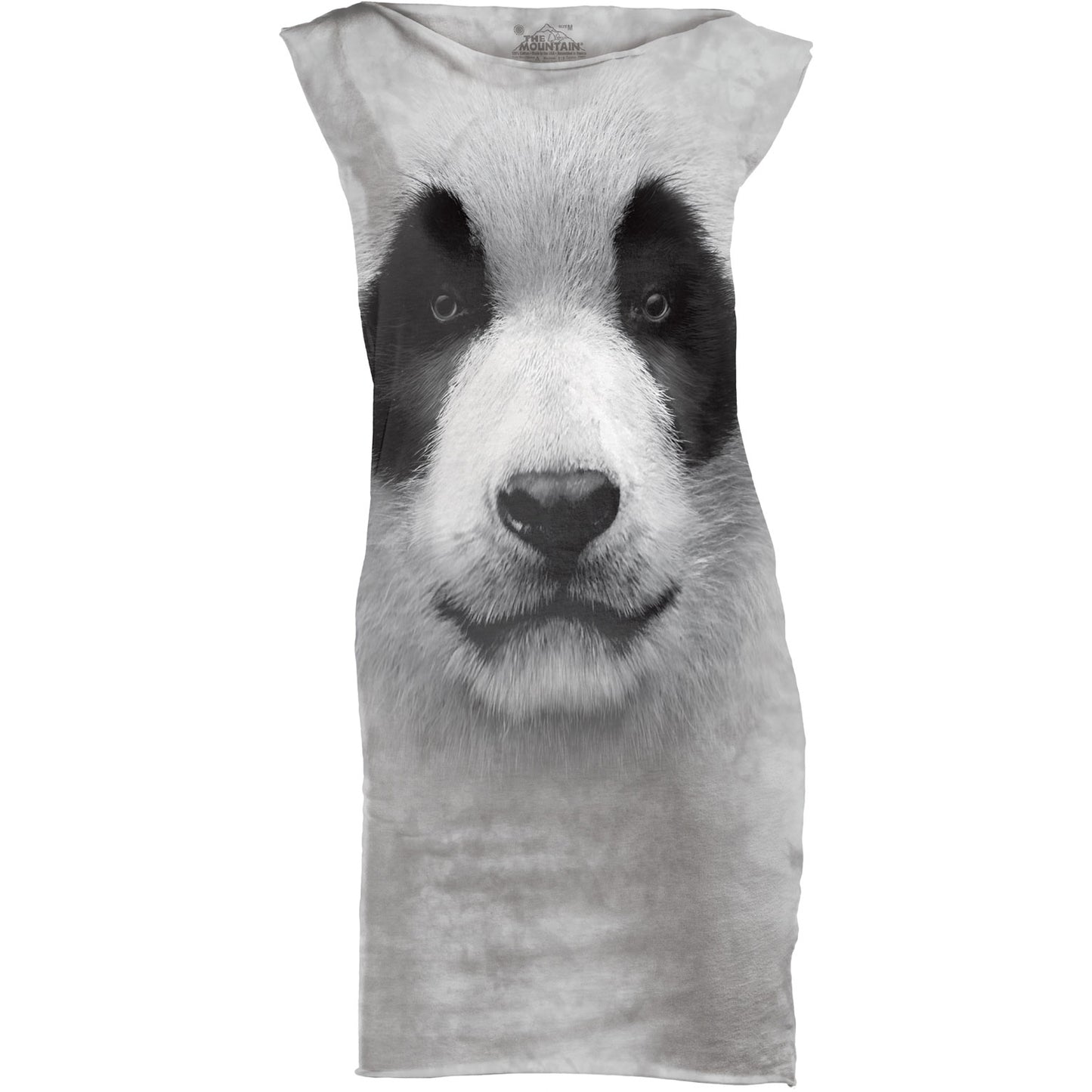 The Mountain Big Face Panda Small Mint Dress