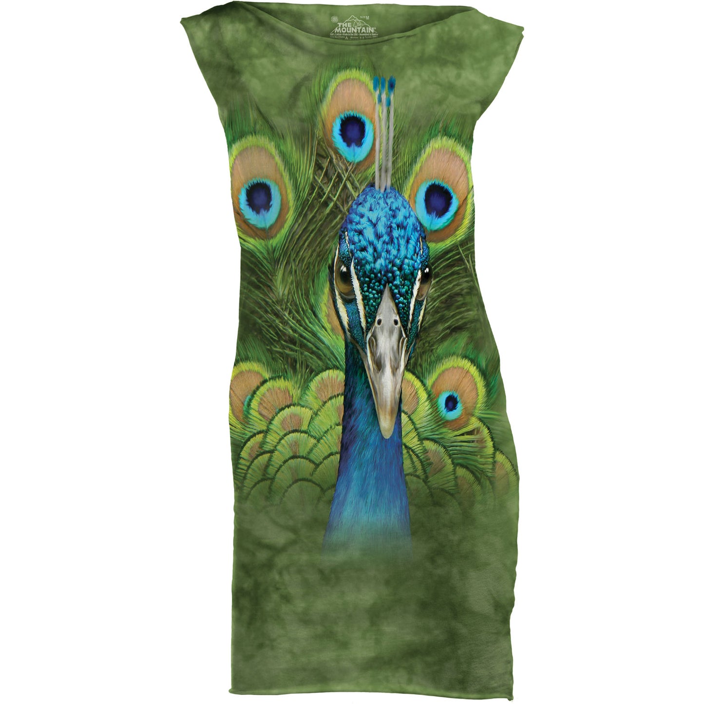 The Mountain Vibrant Peacock Mint Dress