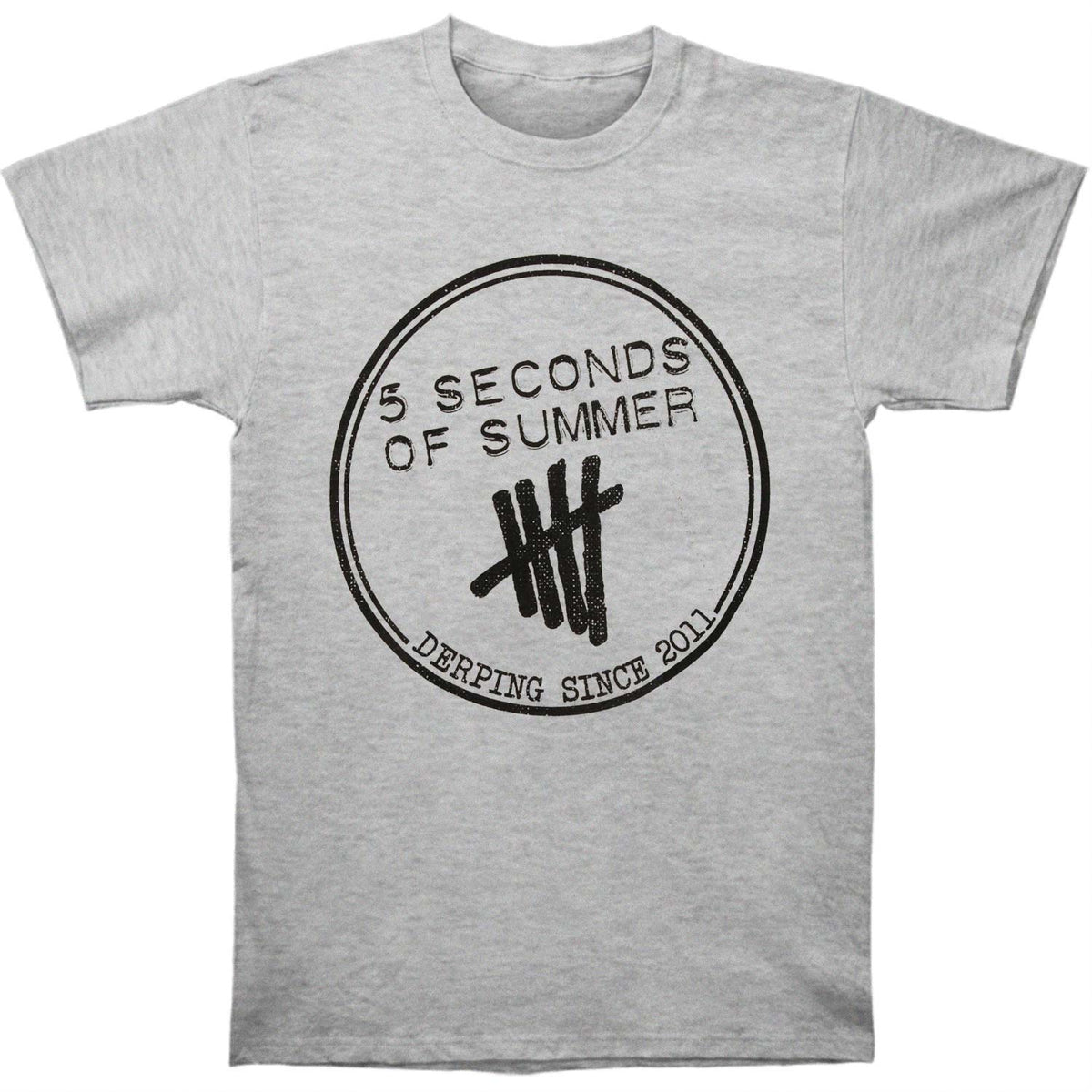 5 Seconds Of Summer Derping Heather T-shirt Front