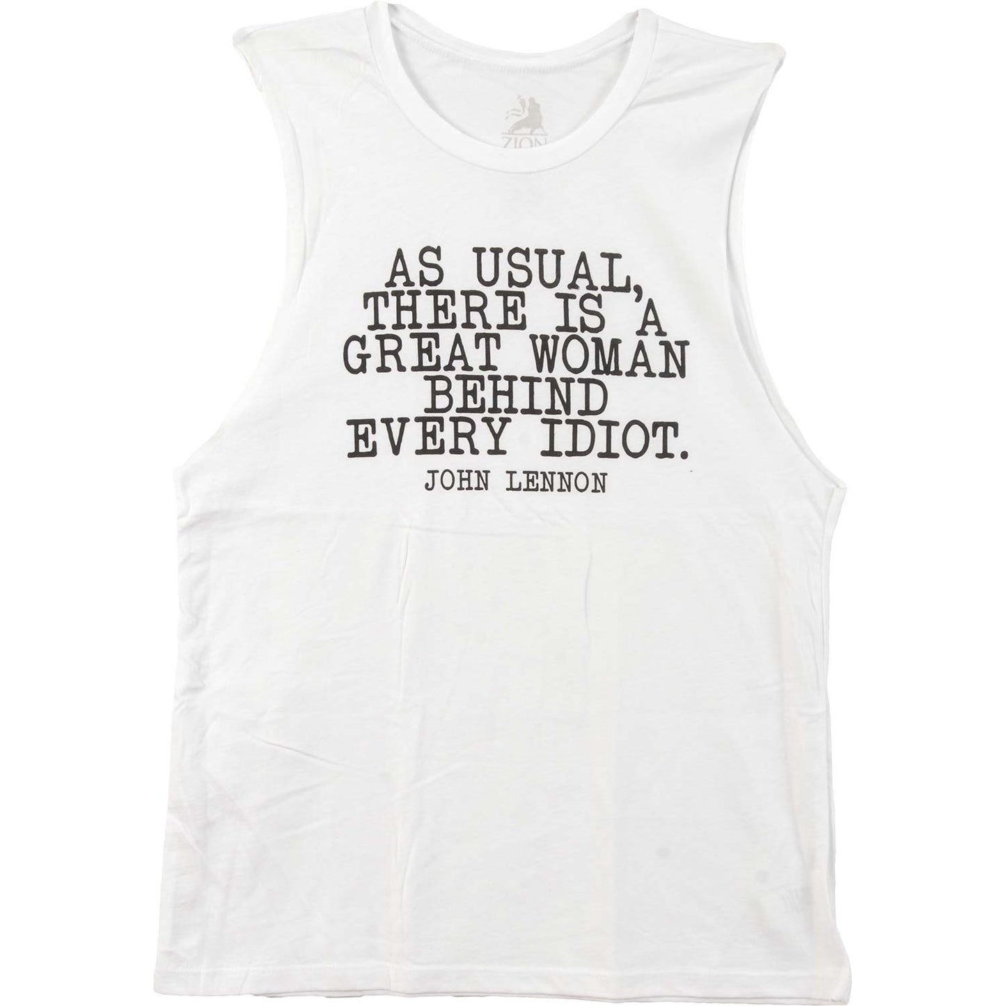 John Lennon Lennon Every Idiot Mens Tank Front