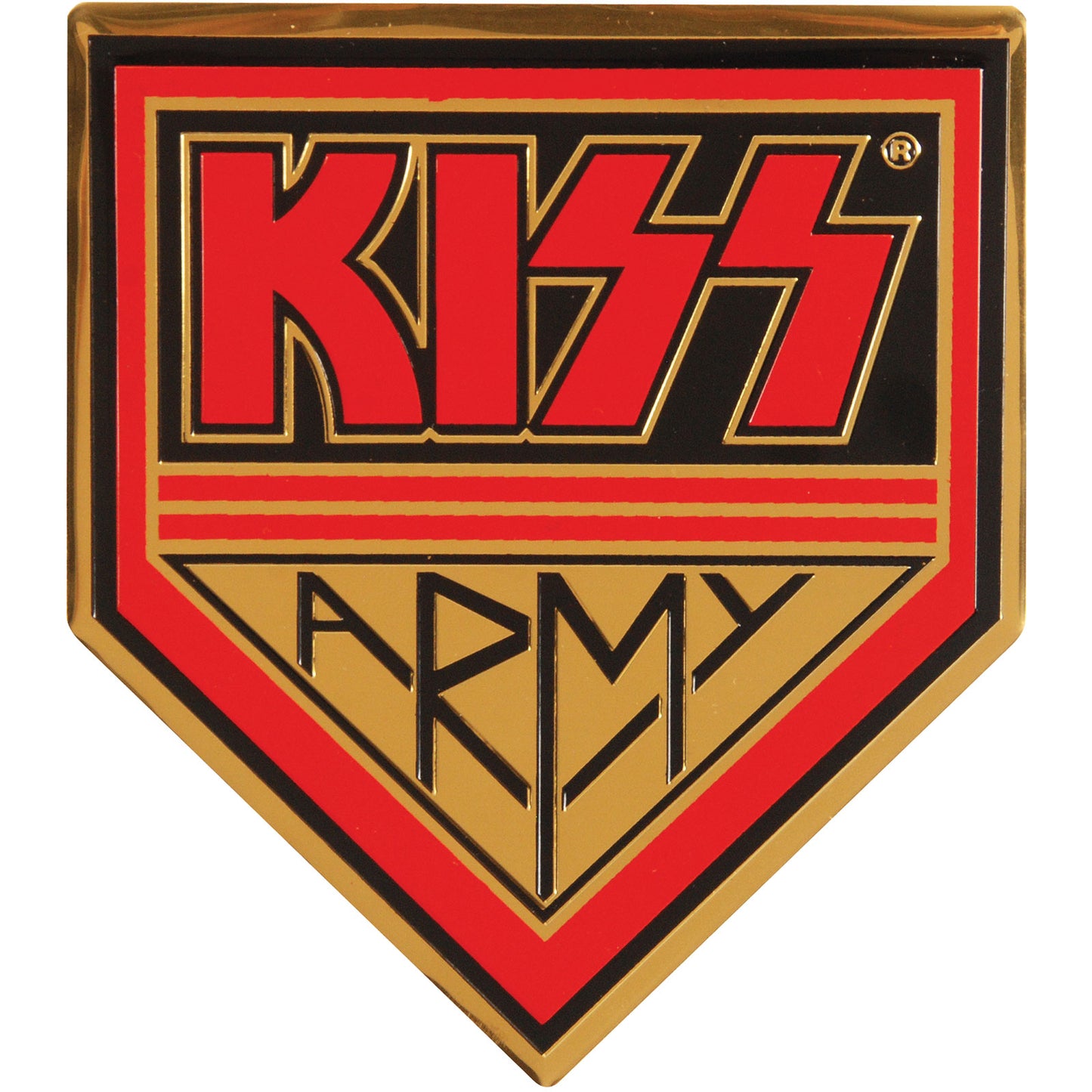 KISS Army Metal Sticker Front