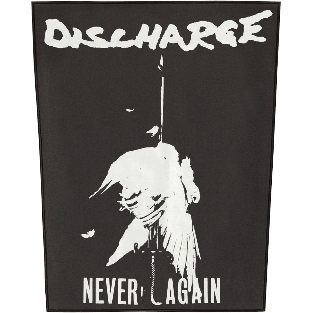 Discharge Never Again Back Patch Back Patch