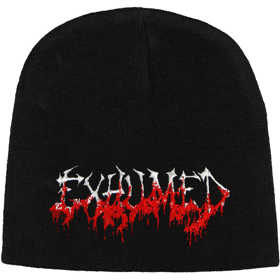 Exhumed Logo Beanie Front