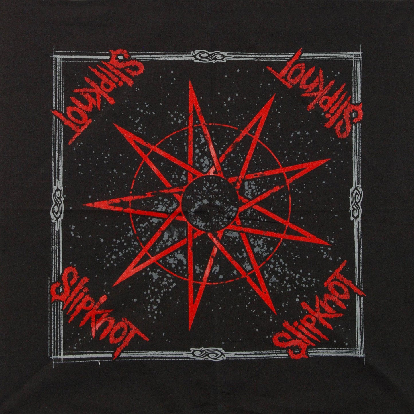 Slipknot Nine Pointed Star Bandana Front