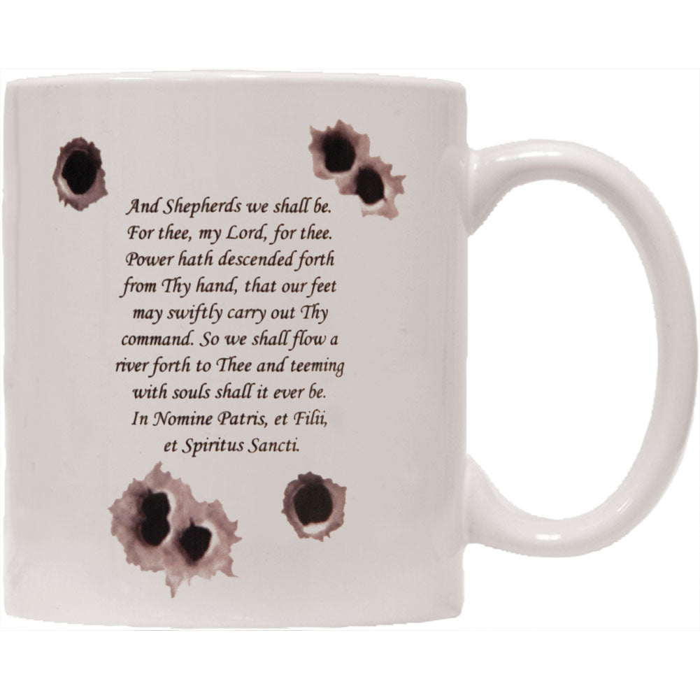 Boondock Saints Cross Coffee Mug Back