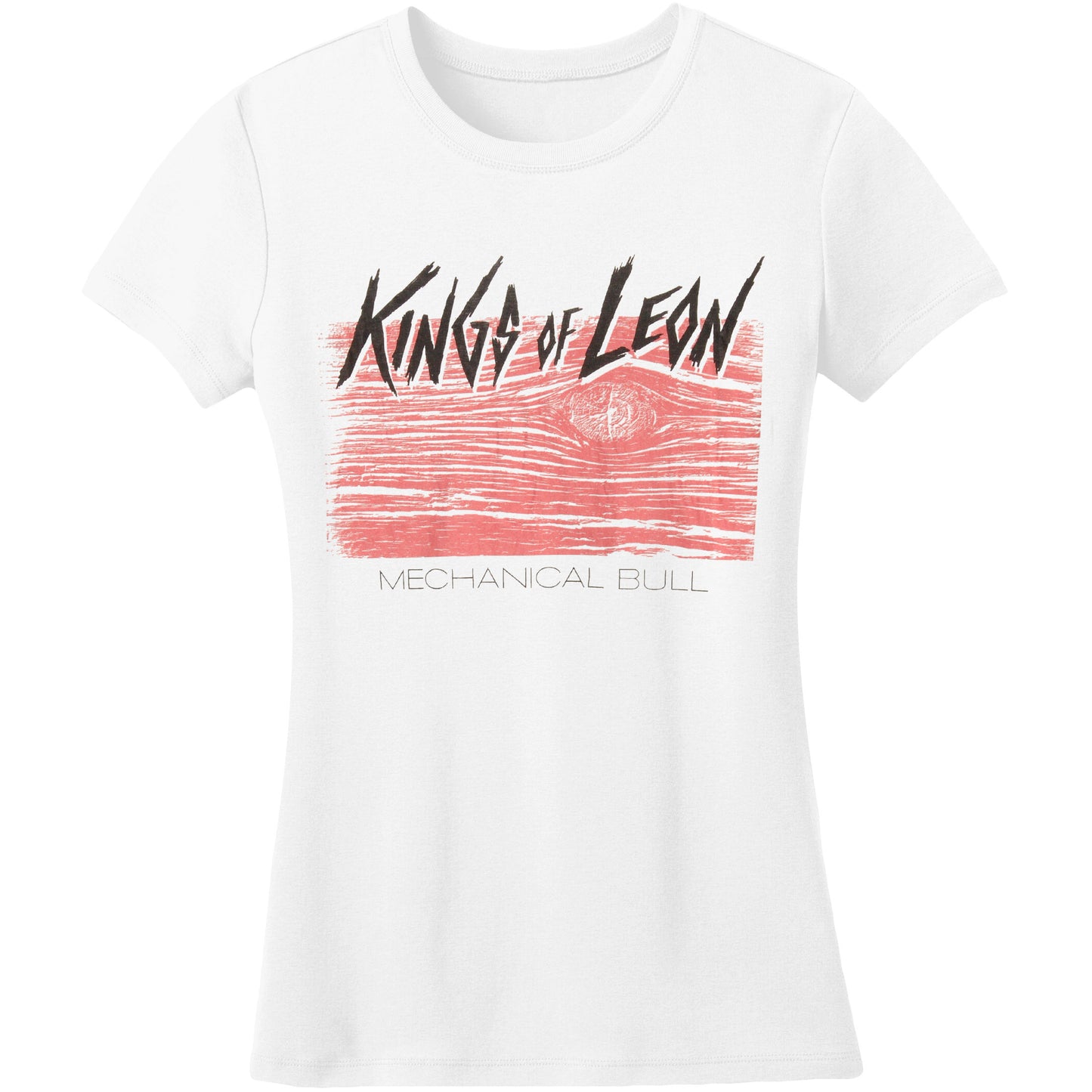 Woodgrain White Soft Junior Top