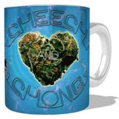 Cheech & Chong Heart Coffee Mug Front