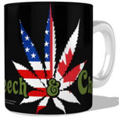 Cheech & Chong Leaf Coffee Mug Front