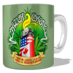 Cheech & Chong Light Up America Coffee Mug Front