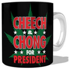 Cheech & Chong President Coffee Mug Front