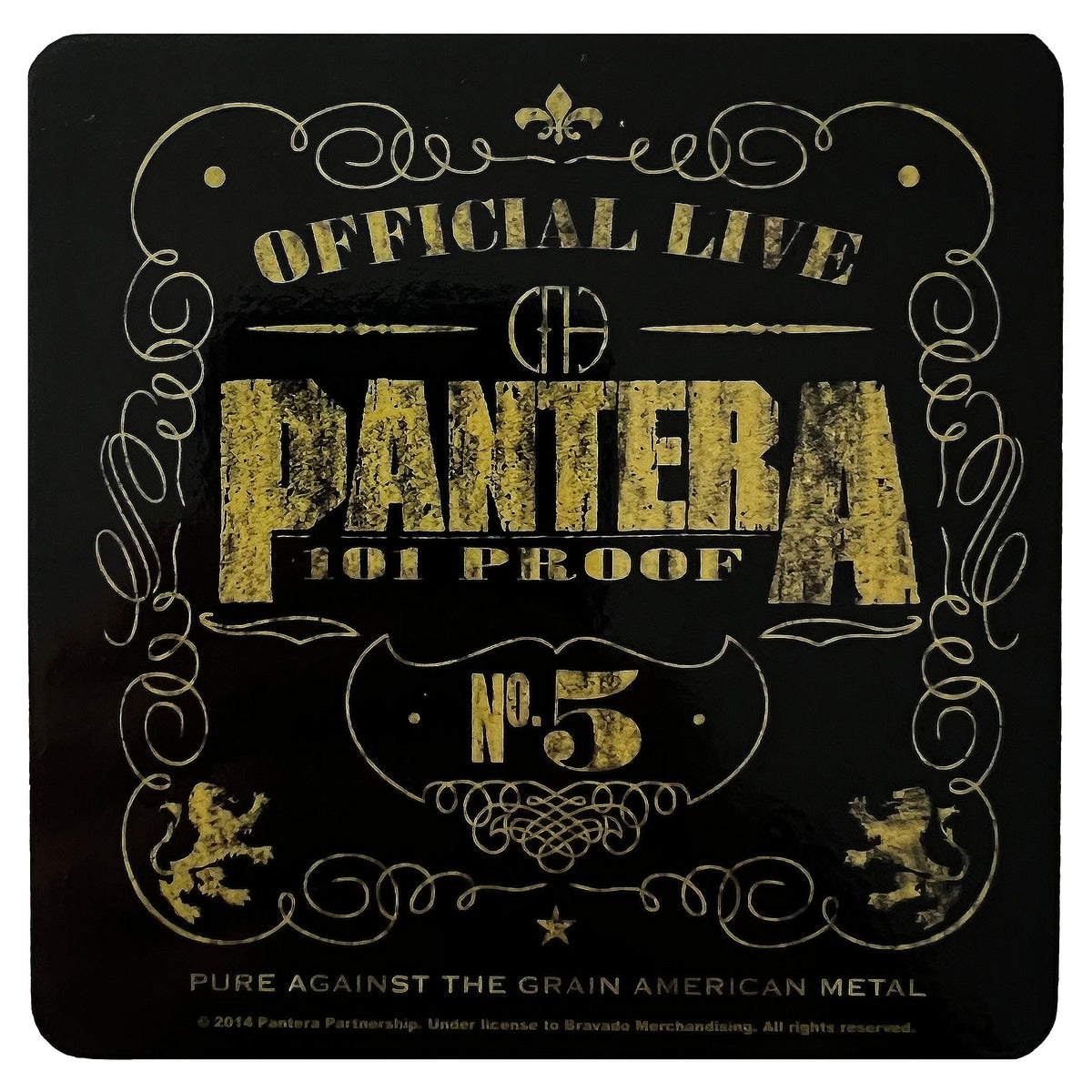Pantera Proof Coaster Front