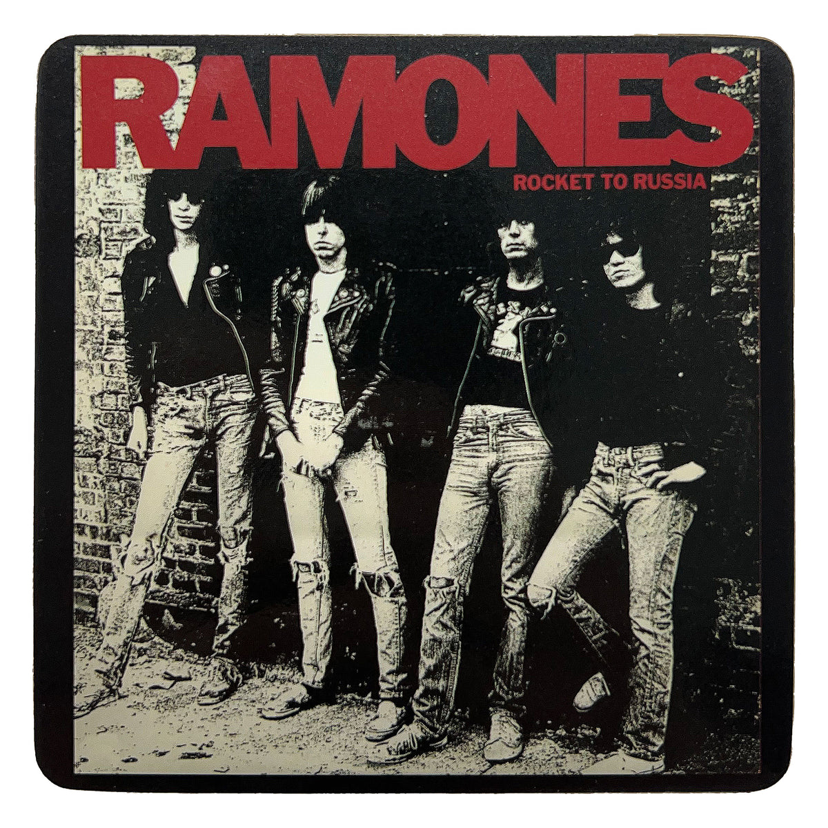 Ramones Rocket To Russia Coaster Front