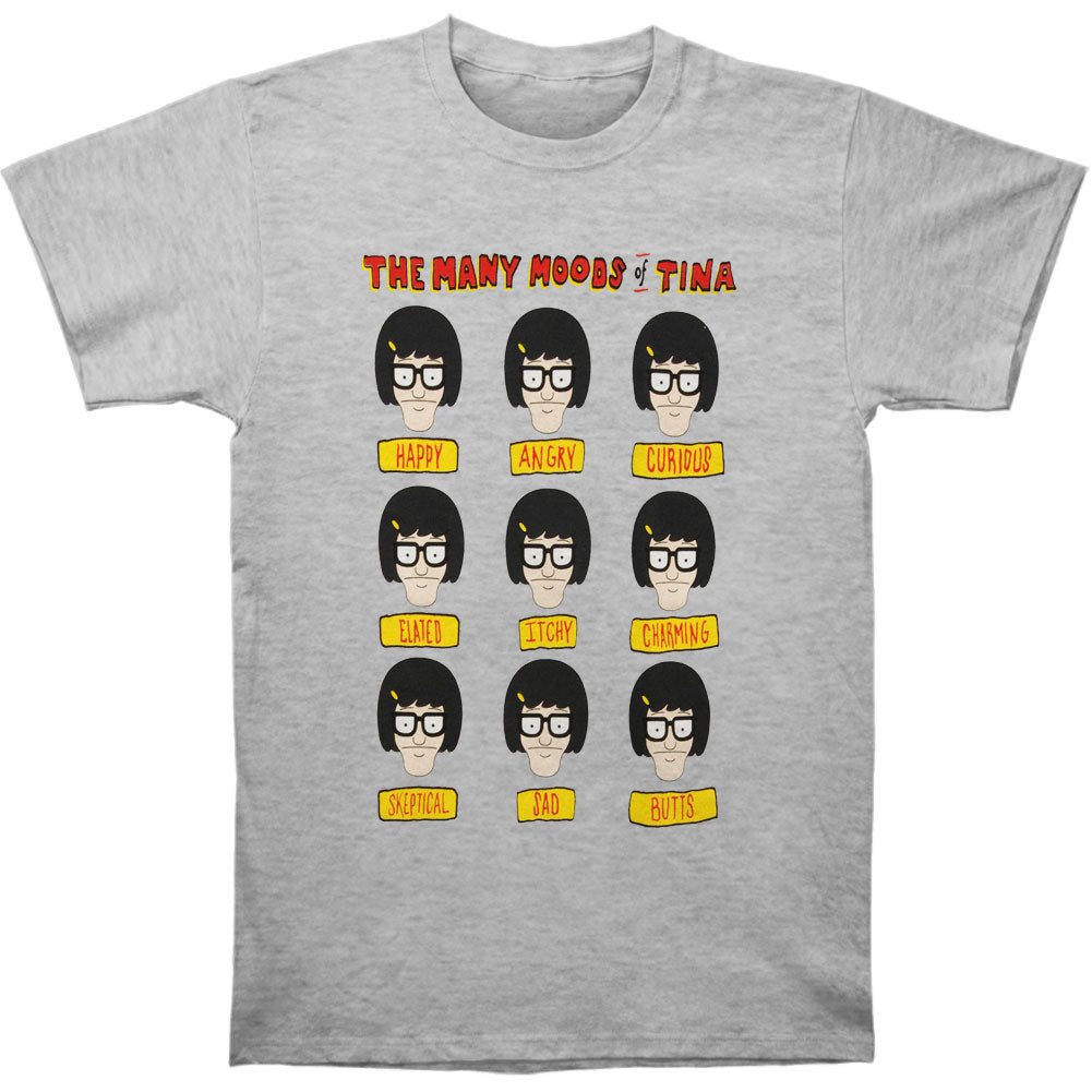 Bob's Burgers The Many Moods Of Tina Slim Fit T-shirt Front