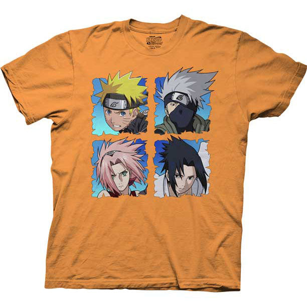 Naruto 4 Heads T-shirt