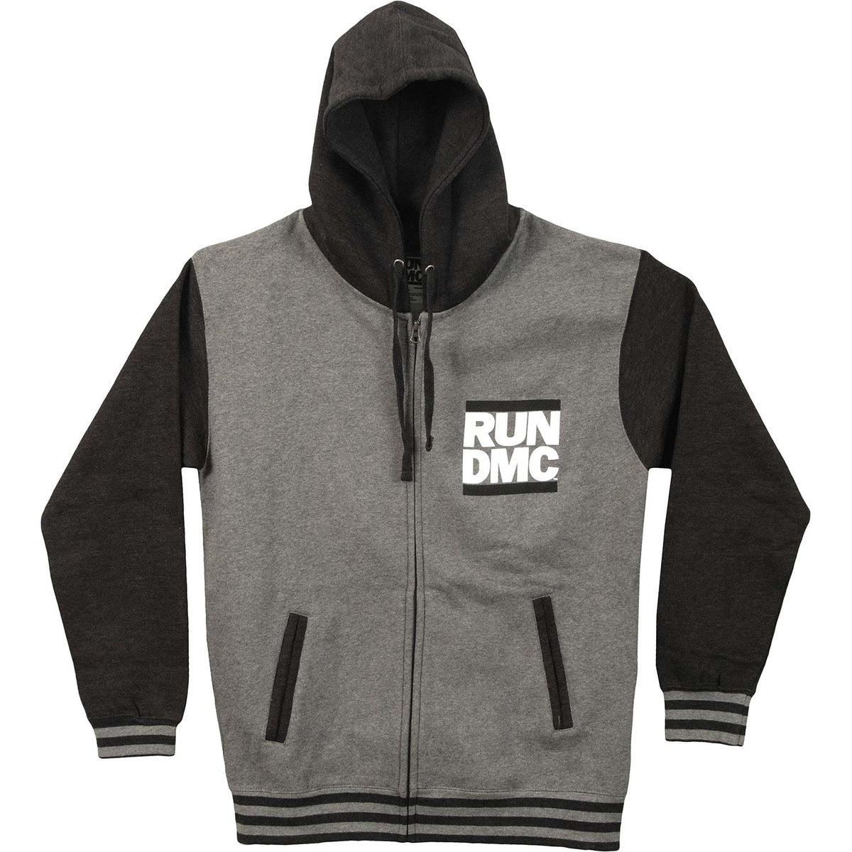 Run DMC Logo Varsity Jacket Front