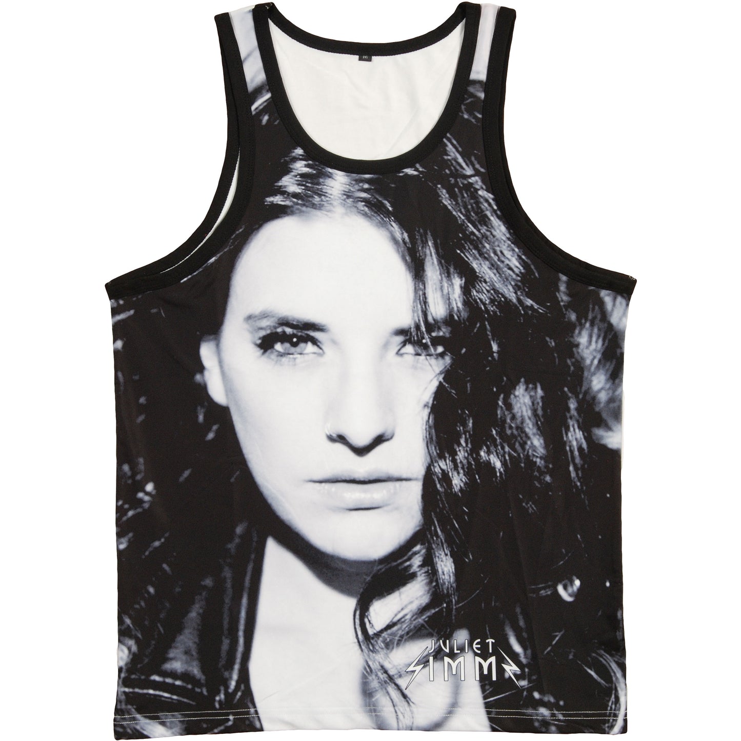 Juliet Simms Face Mens Tank Front
