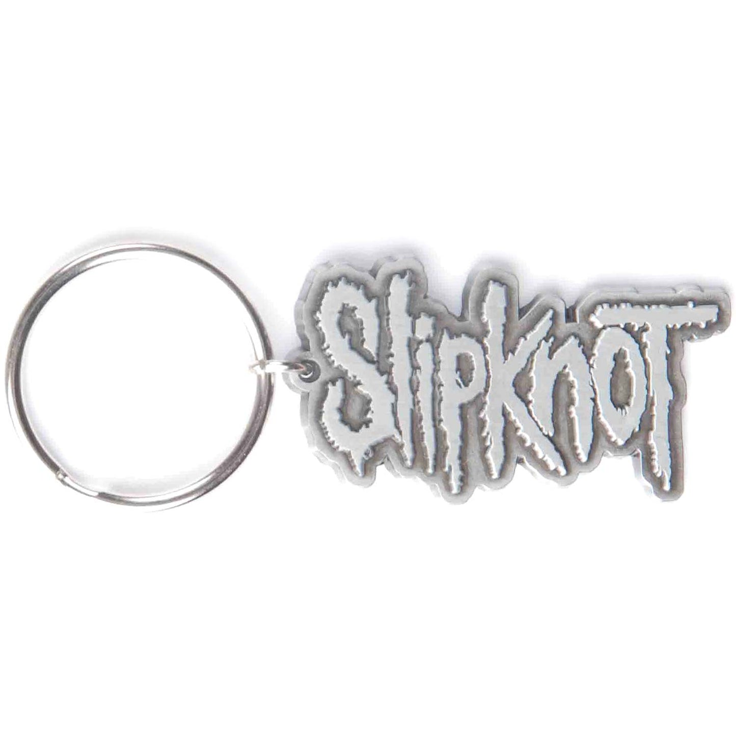 Slipknot Logo Metal Key Chain Front