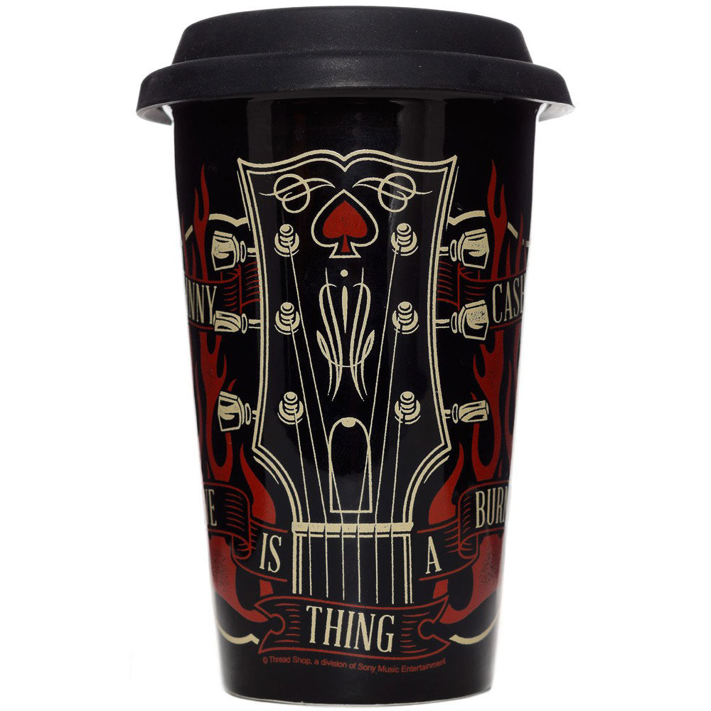 Johnny Cash Travel Mug Front
