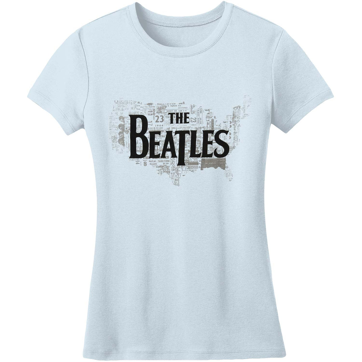 Beatles On America Junior Top Front