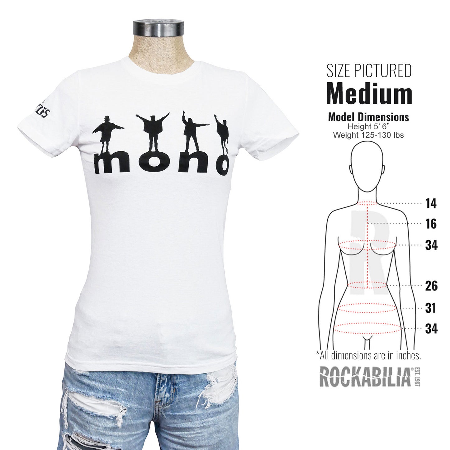 Mono With Figures Junior Top