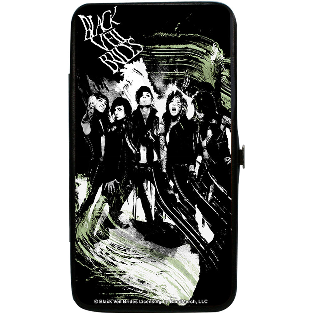 Black Veil Brides Group Pose 3 Girls Wallet Back