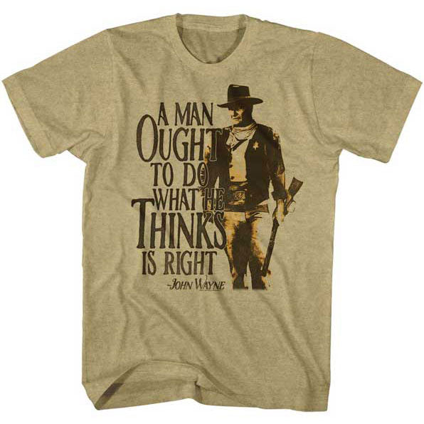 John Wayne Do It Slim Fit T-shirt Front