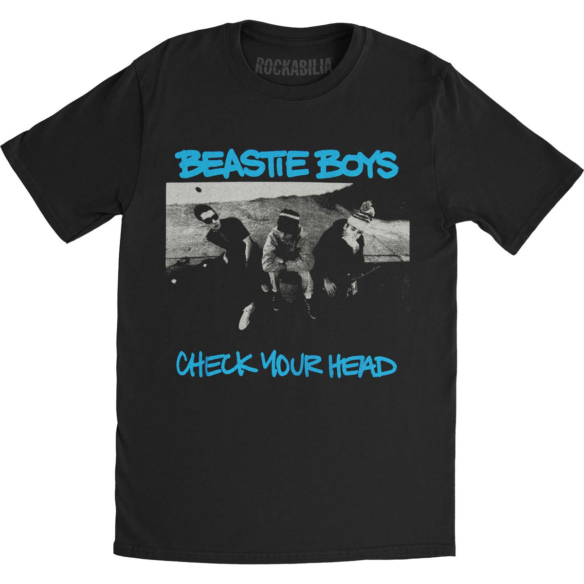 Beastie Boys Check Your Head Mens Soft T Slim Fit T-shirt Front