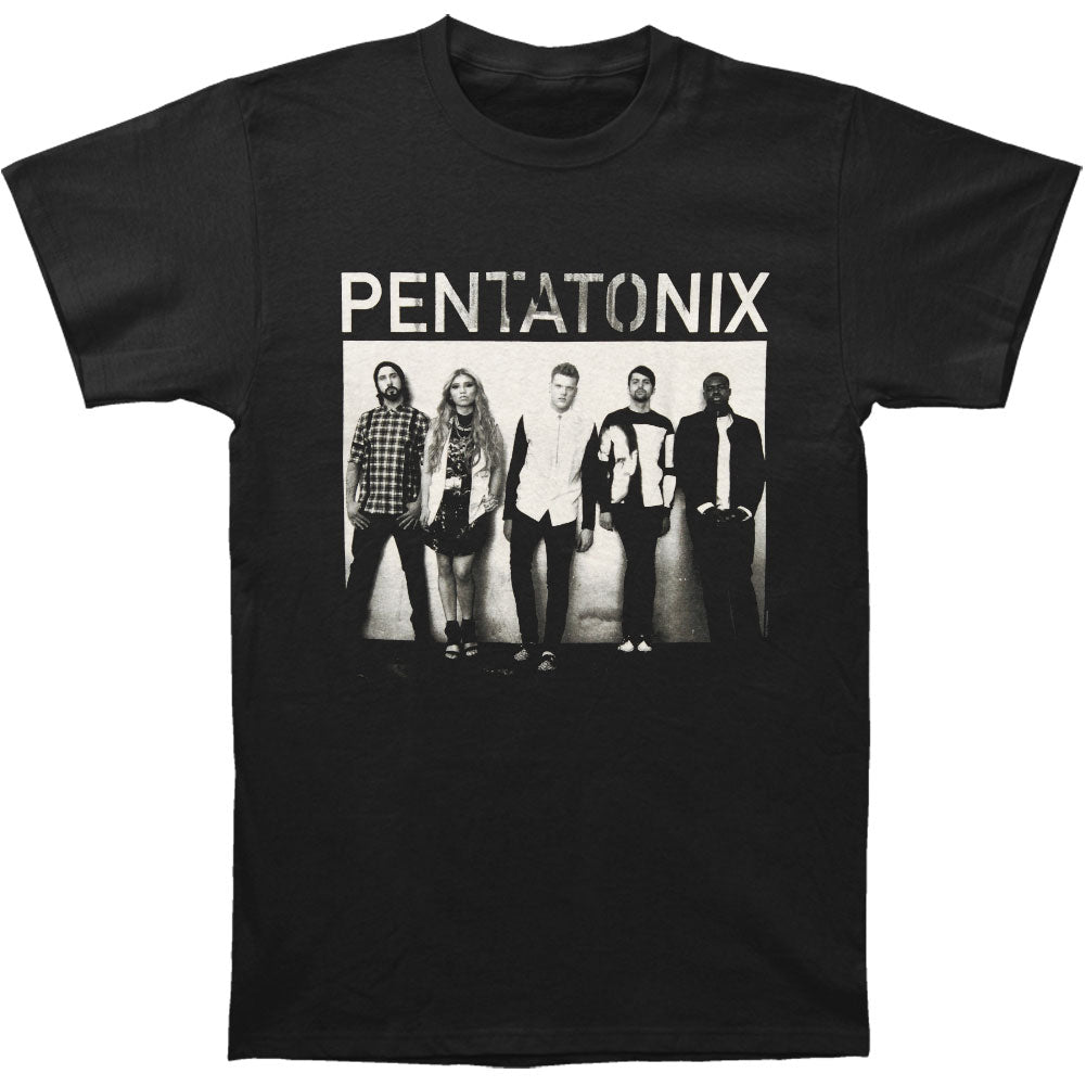 Pentatonix Group Photo Mens Soft T Slim Fit T-shirt Front