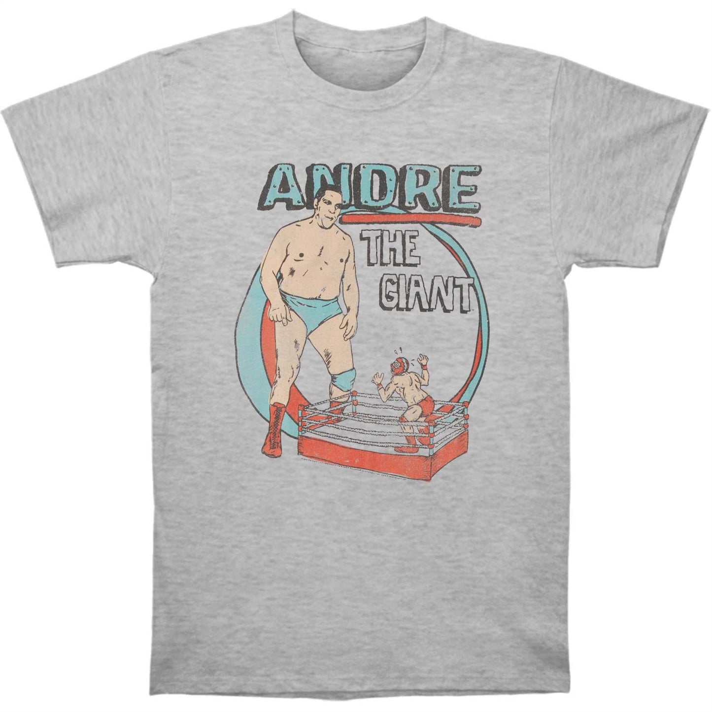 Andre The Giant He Big Slim Fit T-shirt Front