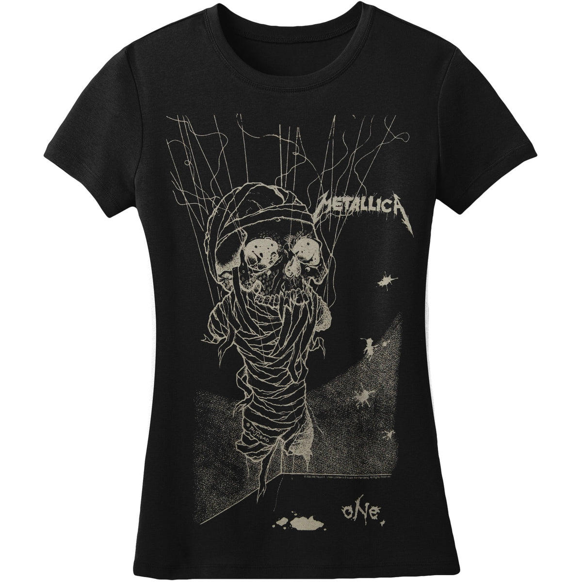 Metallica One Color One Junior Top Front