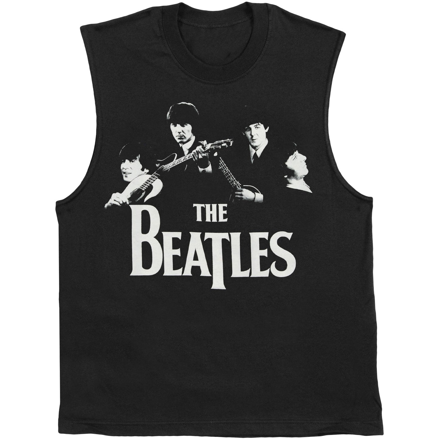 Beatles Classic Photo Mens Tank Front