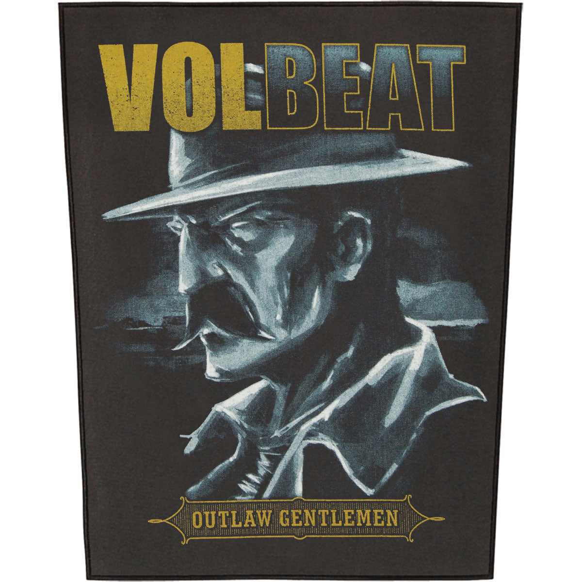 Volbeat Outlaw Gentlemen Back Patch Front