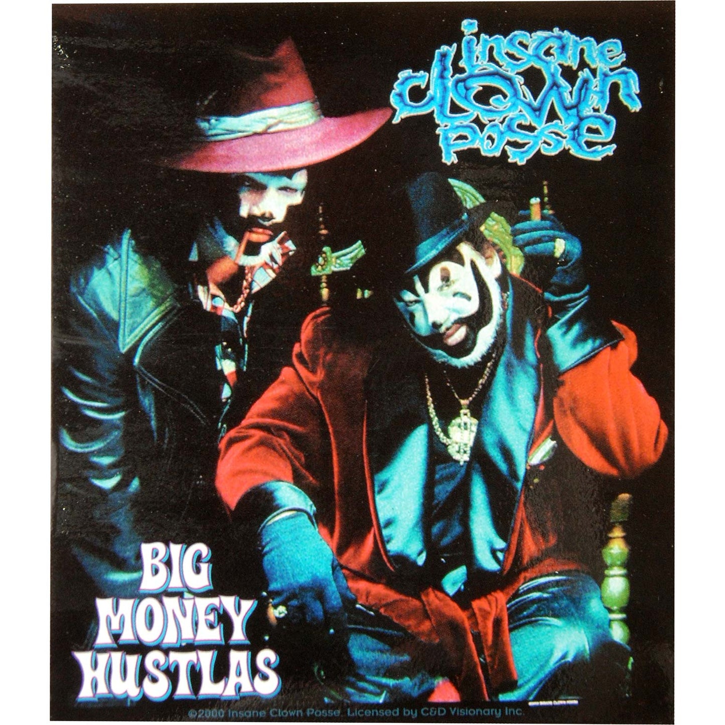Insane Clown Posse Big Money Hustlas (4.25" x 5") Sticker Front