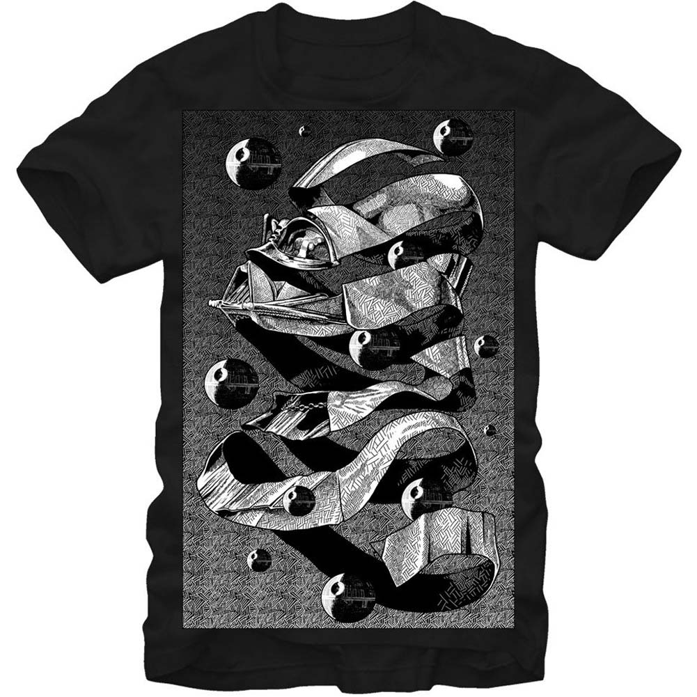 Star Wars Abstract Slim Fit T-shirt Front
