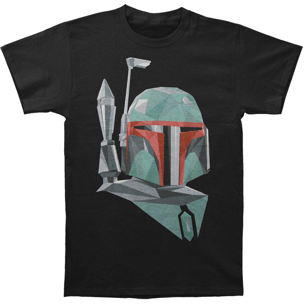Star Wars Boba Geometric Slim Fit T-shirt Front