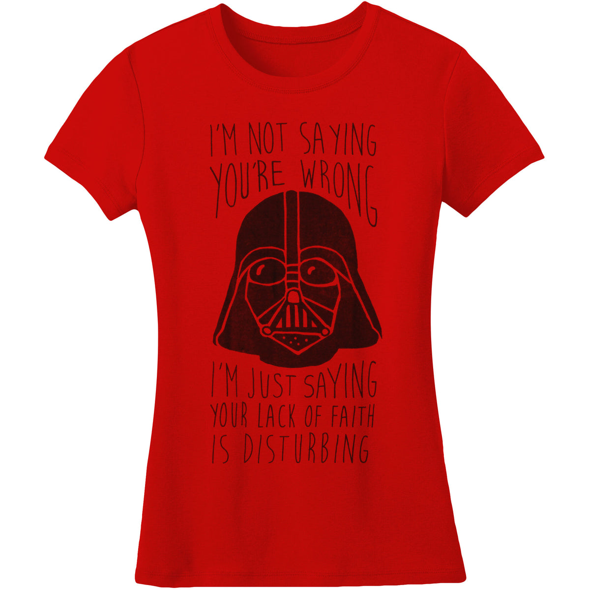 Star Wars That Is Disturbing Junior Top Front