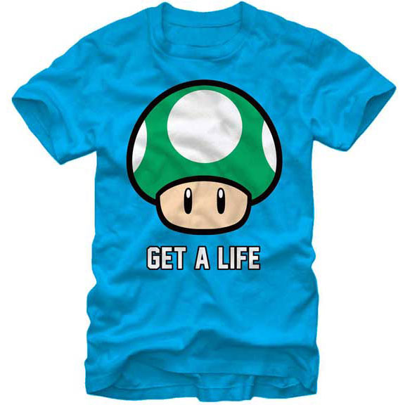 Mario Get A Life T-shirt