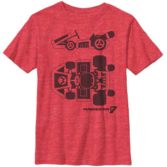 Mario Cart Lines T-shirt