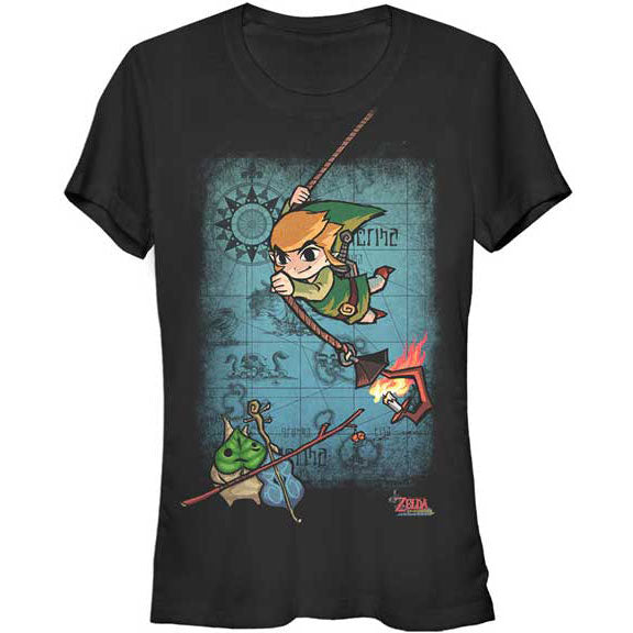 Zelda Map Swing Junior Top Front