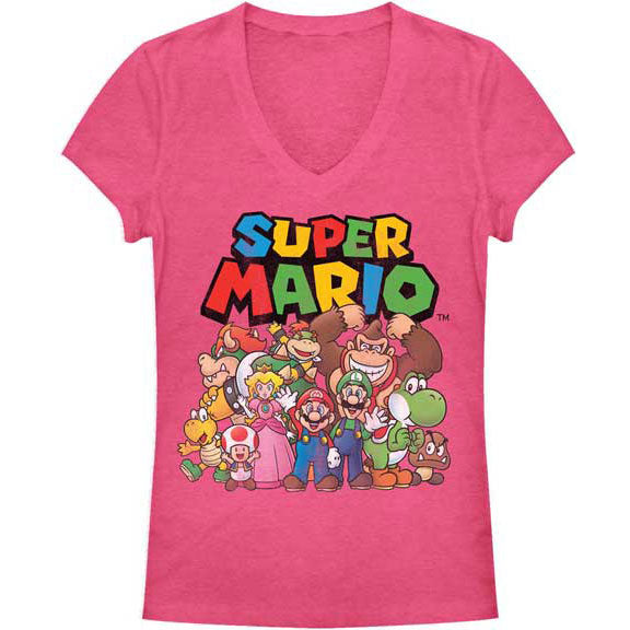 Mario Group Shot Junior Top