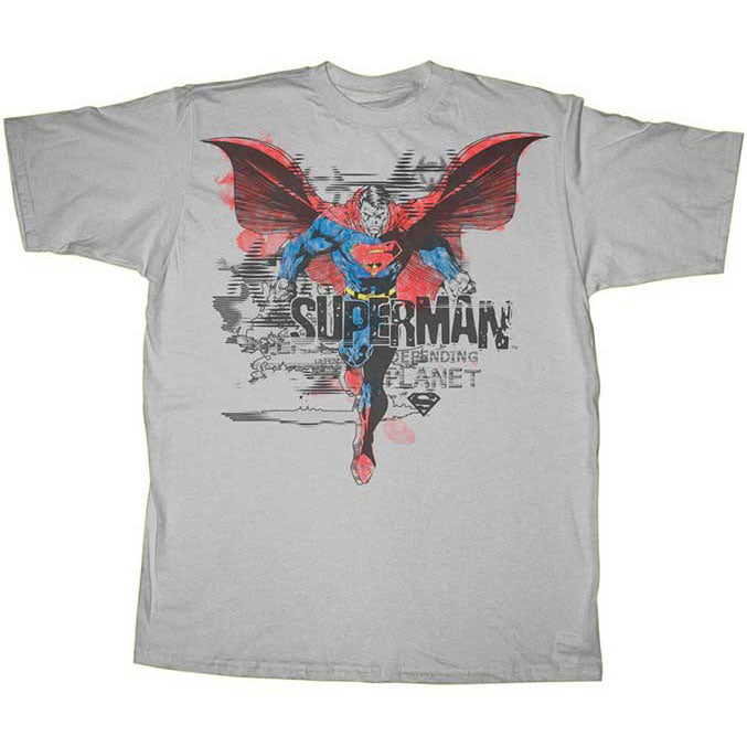Superman Paint Planet T-shirt