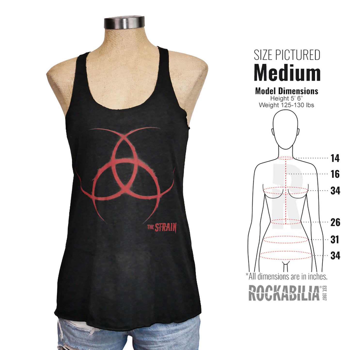 The Strain Oozing Hazard Womens Tank Alt 3
