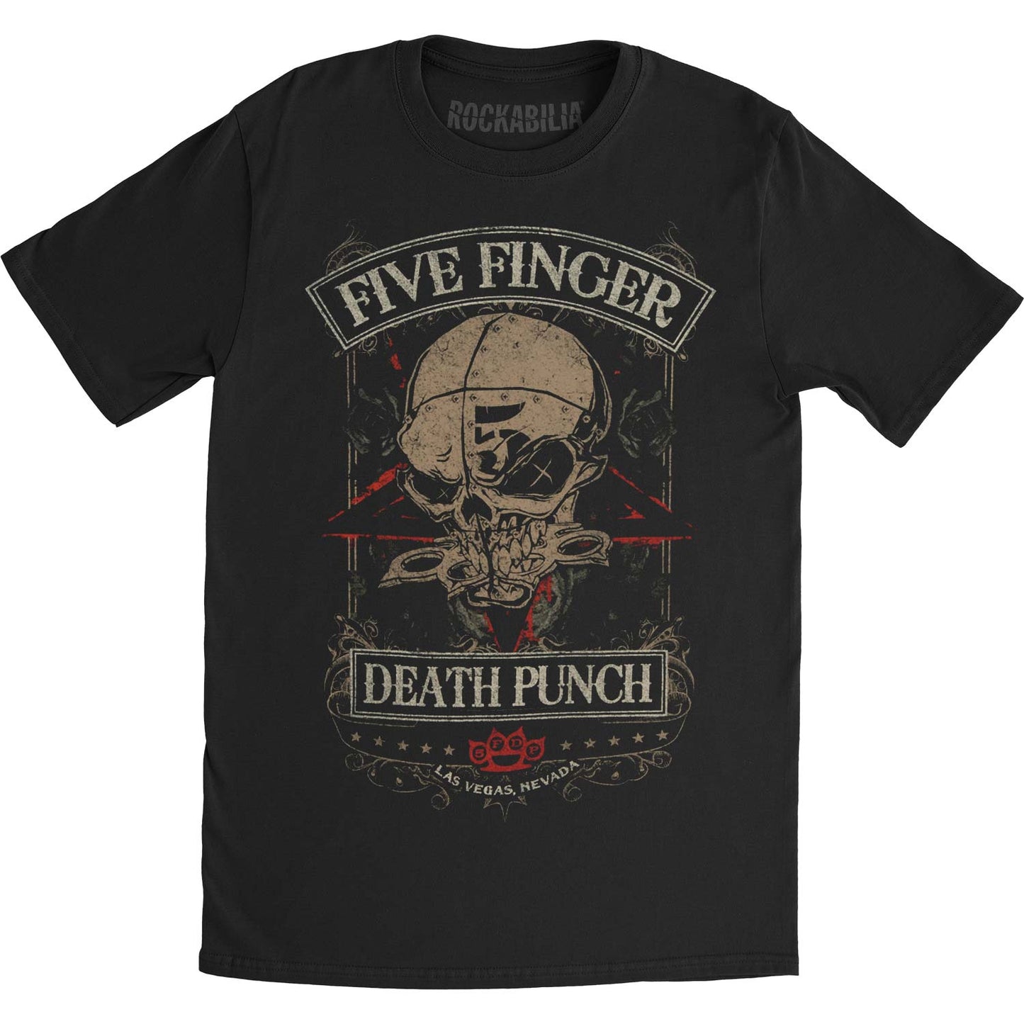 Five Finger Death Punch Las Vegas Slim Fit T-shirt Front