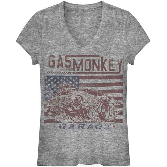 Gas Monkey Flag Moto Junior Top Front