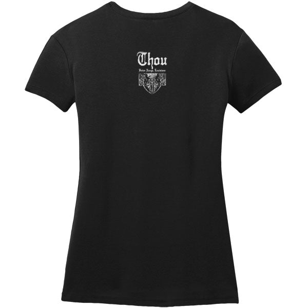 Thou Slaves Black Junior Top Back