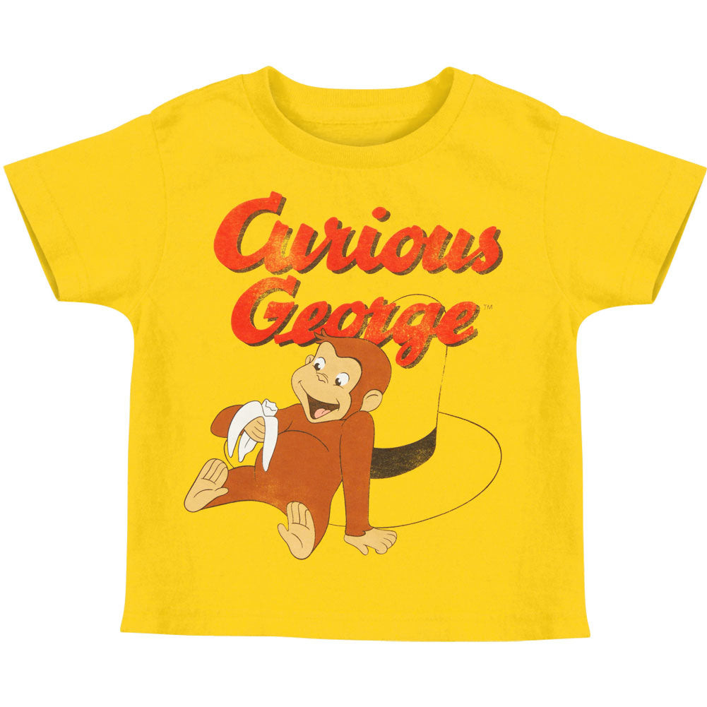 Curious George Relaxing Time Childrens T-shirt