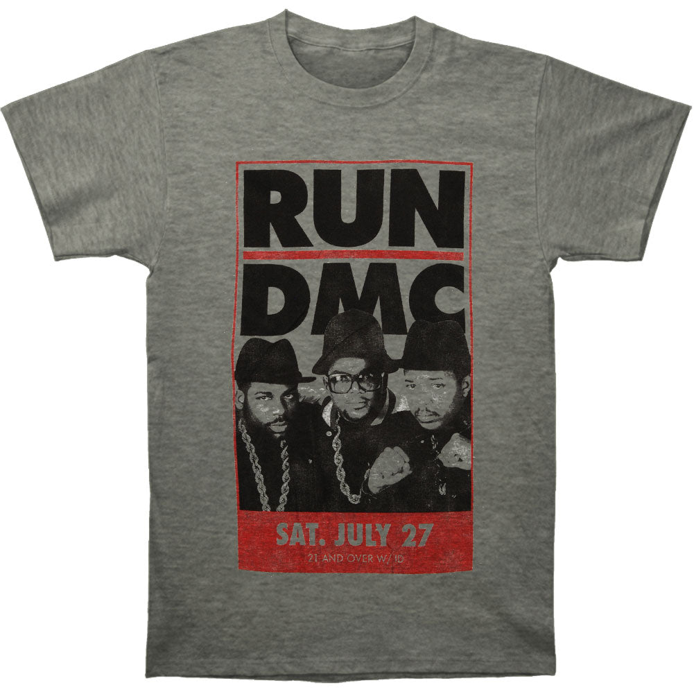Run DMC Vintage Tour Slim Fit T-shirt Front