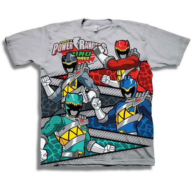Power Rangers Color Stacked Childrens T-shirt