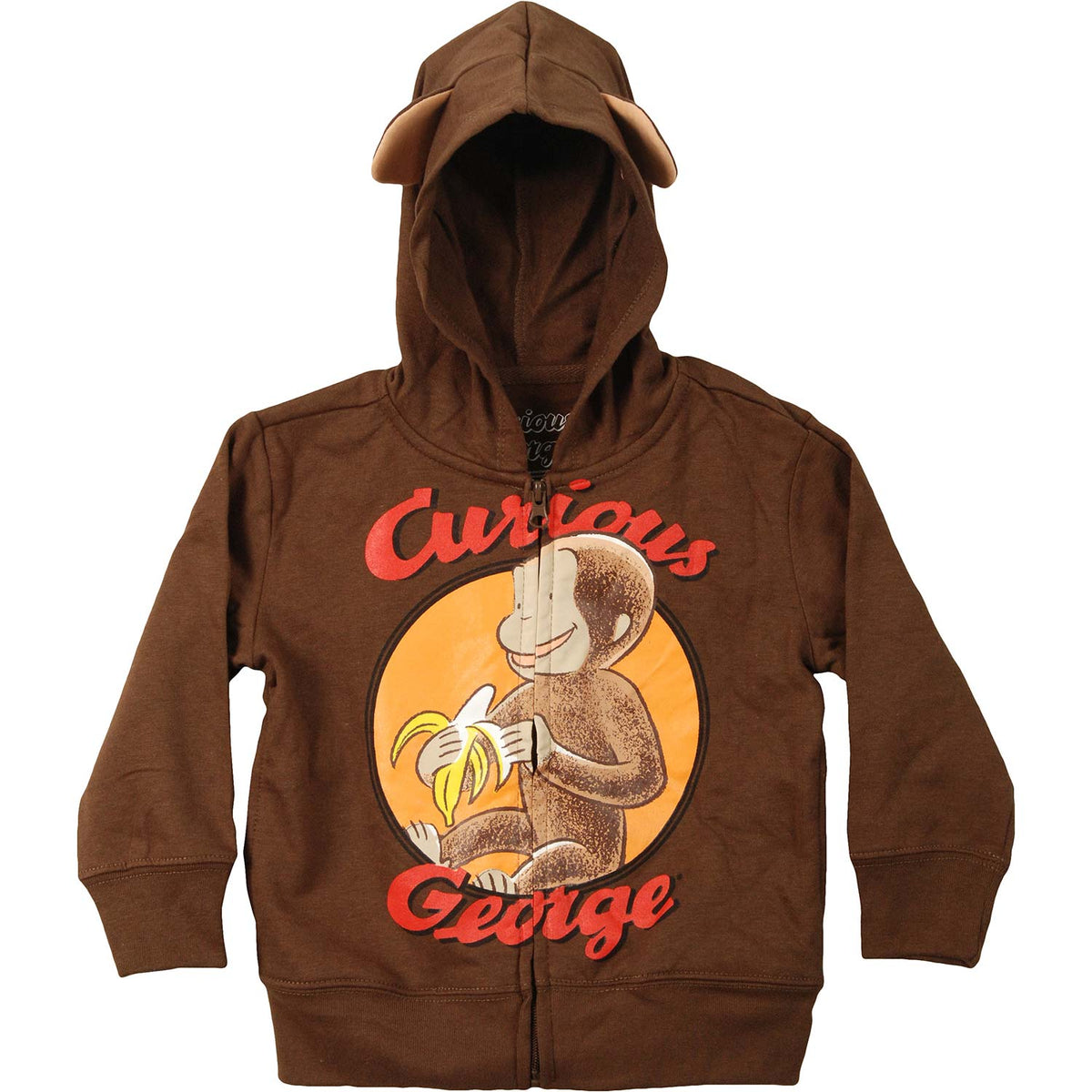 Curious George Banana Time Hooded Sweatshirt Front