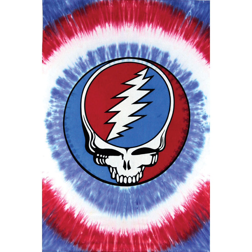 Grateful Dead SYF Tie Dye R-W-B 60x90 Tapestry
